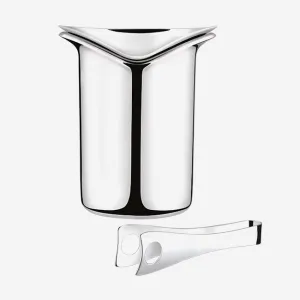 Georg Jensen | Wine & Bar Ice Bucket with Tongs - Silver