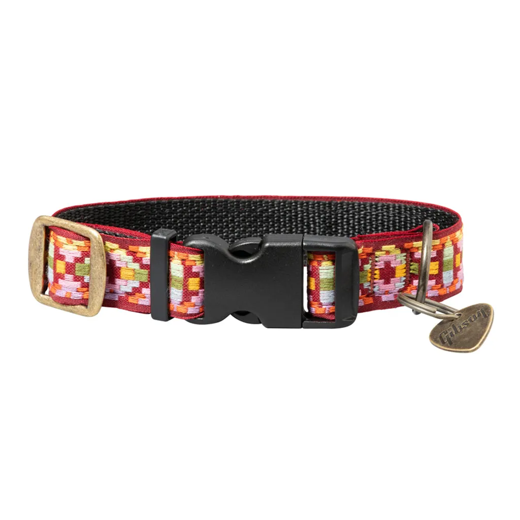 Gibson Dog GTR Strap & Collar Set Pink SM 7-27KG