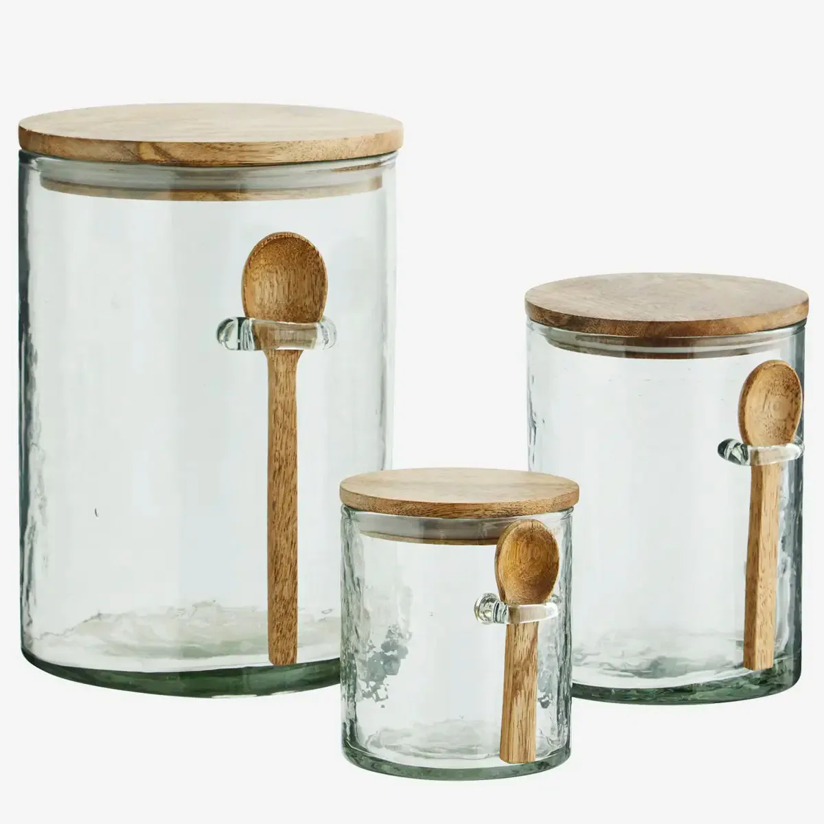 Glass Jar with Spoon