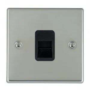 Hamilton 73TCMB Telephone Master Socket Polish Chrome Black Insert