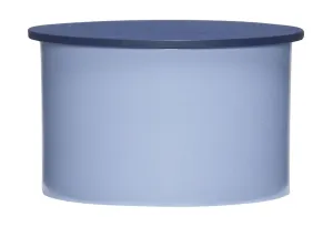 Hübsch District Storage Box Small, Blue/Dark Blue