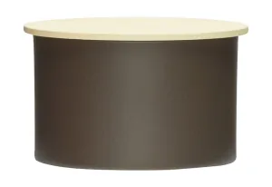 Hübsch District Storage Box Small, Brown/Yellow