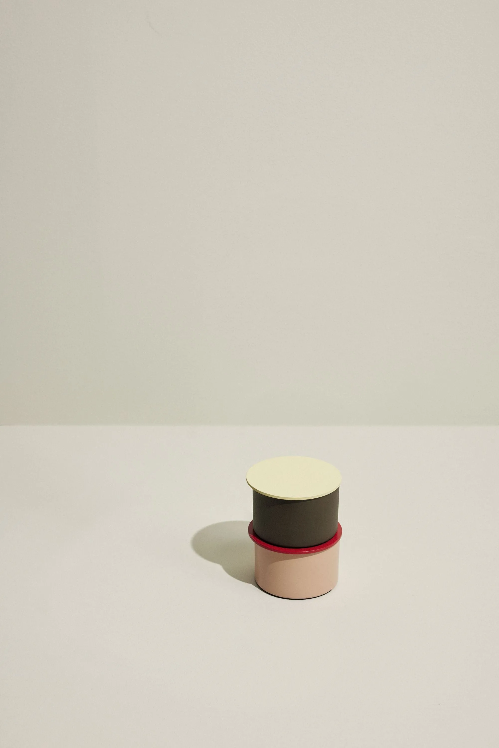 Hübsch District Storage Box Small, Pink/Red