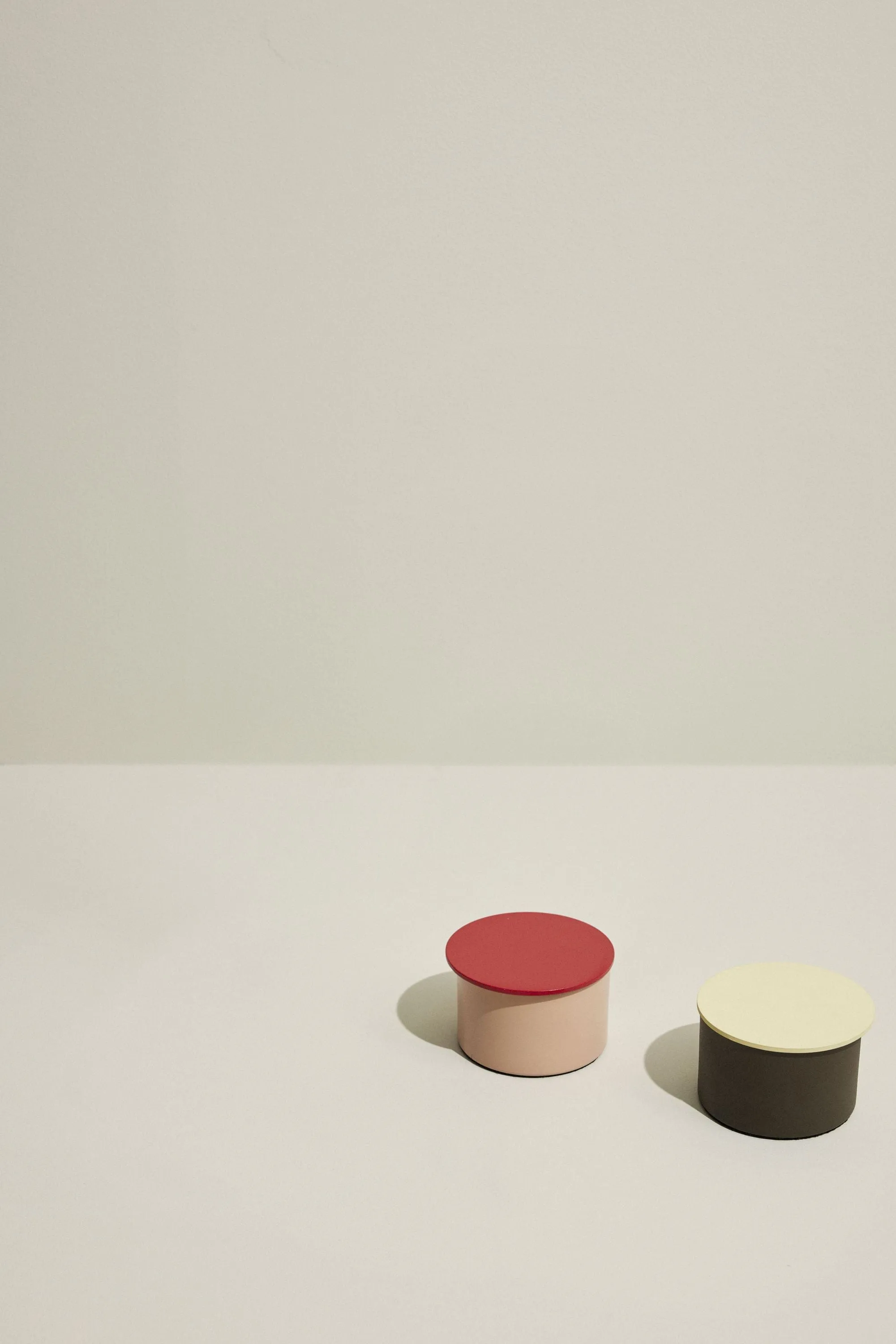 Hübsch District Storage Box Small, Pink/Red