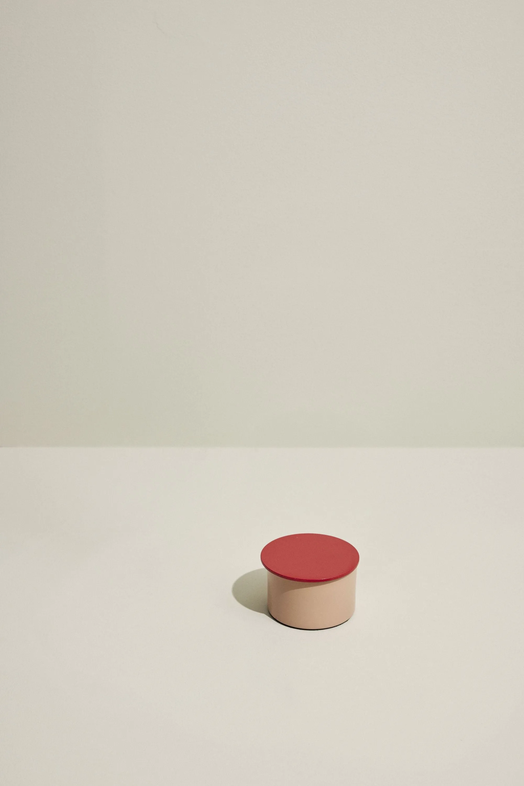 Hübsch District Storage Box Small, Pink/Red