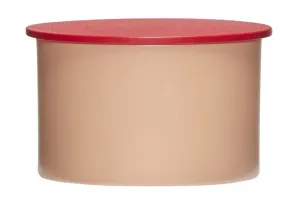 Hübsch District Storage Box Small, Pink/Red