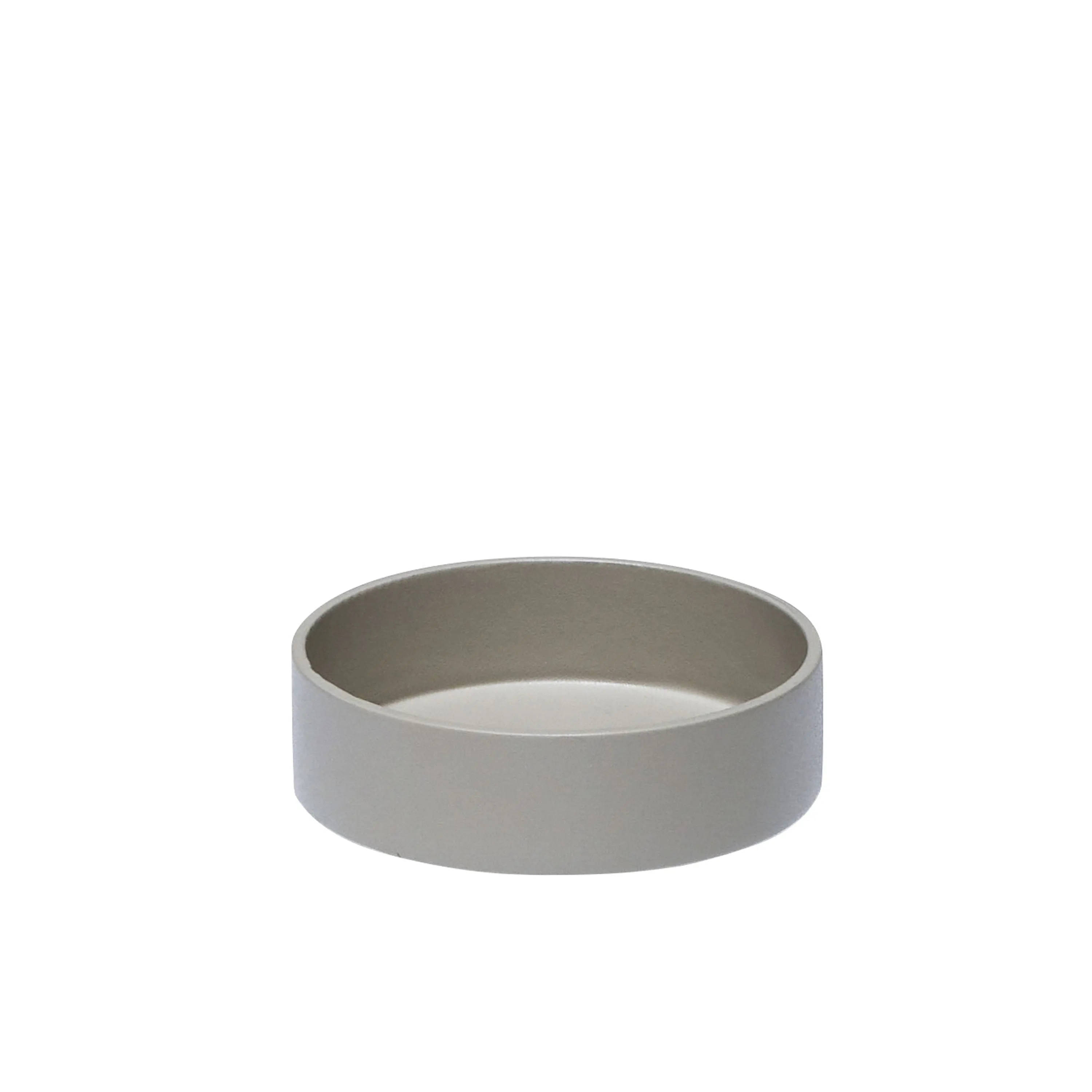Hübsch District Storage Tray Round, Light Grey