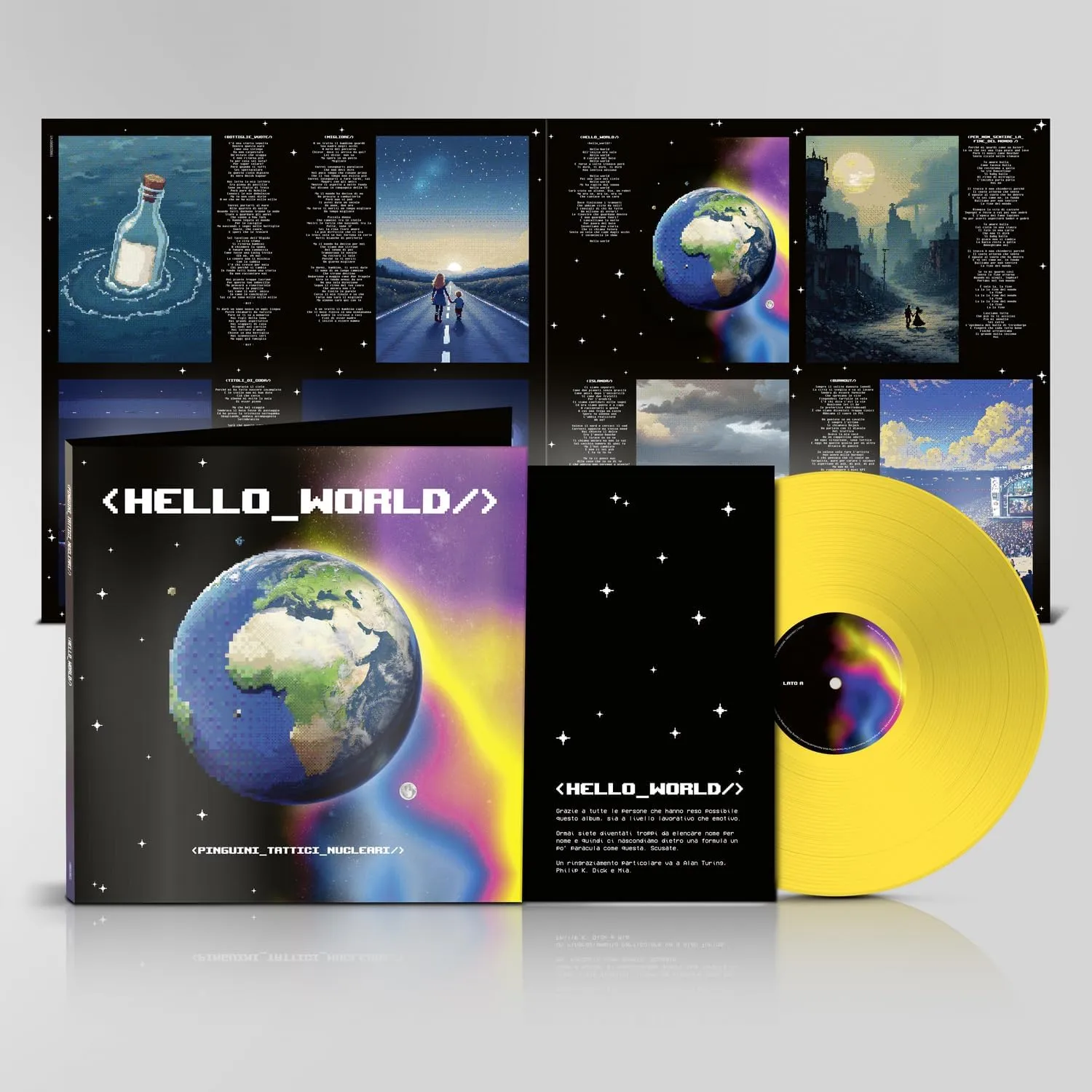 Hello World Yellow Sun