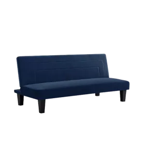 Home Basics Fabric Sofa Bed Blue #4546