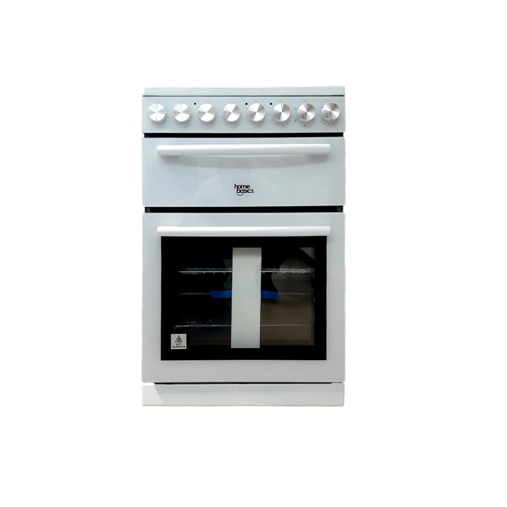 Home Basics Trendy Freestanding 4B Electric Cooker with Electric Oven Stainless Steel 60cm
