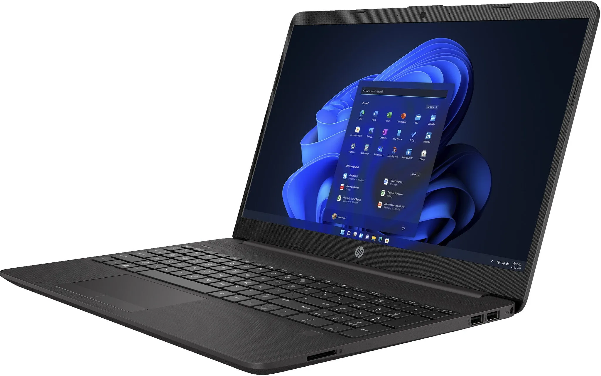HP 255 G9 15.6" Laptop - AMD Ryzen 5 5625U, 8GB RAM, 256GB SSD, Windows 11 Pro, Black