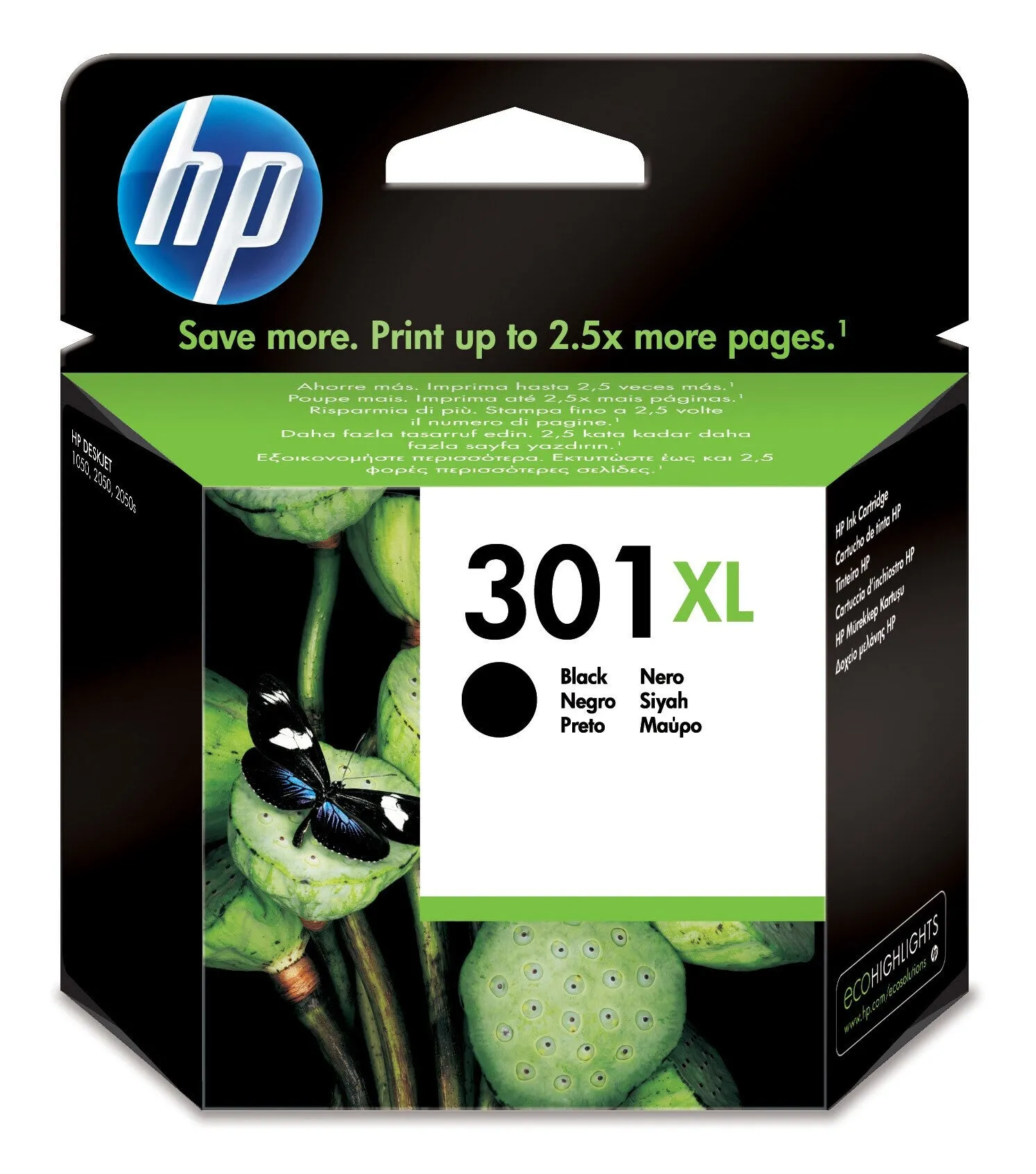 HP 301XL High Yield Black Original Ink Cartridge