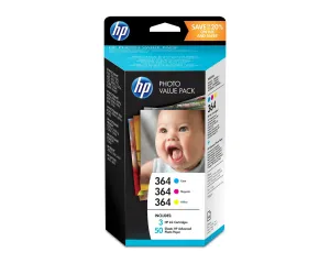 HP 364 Series Photo Value Pack-50 sht/10 x 15 cm