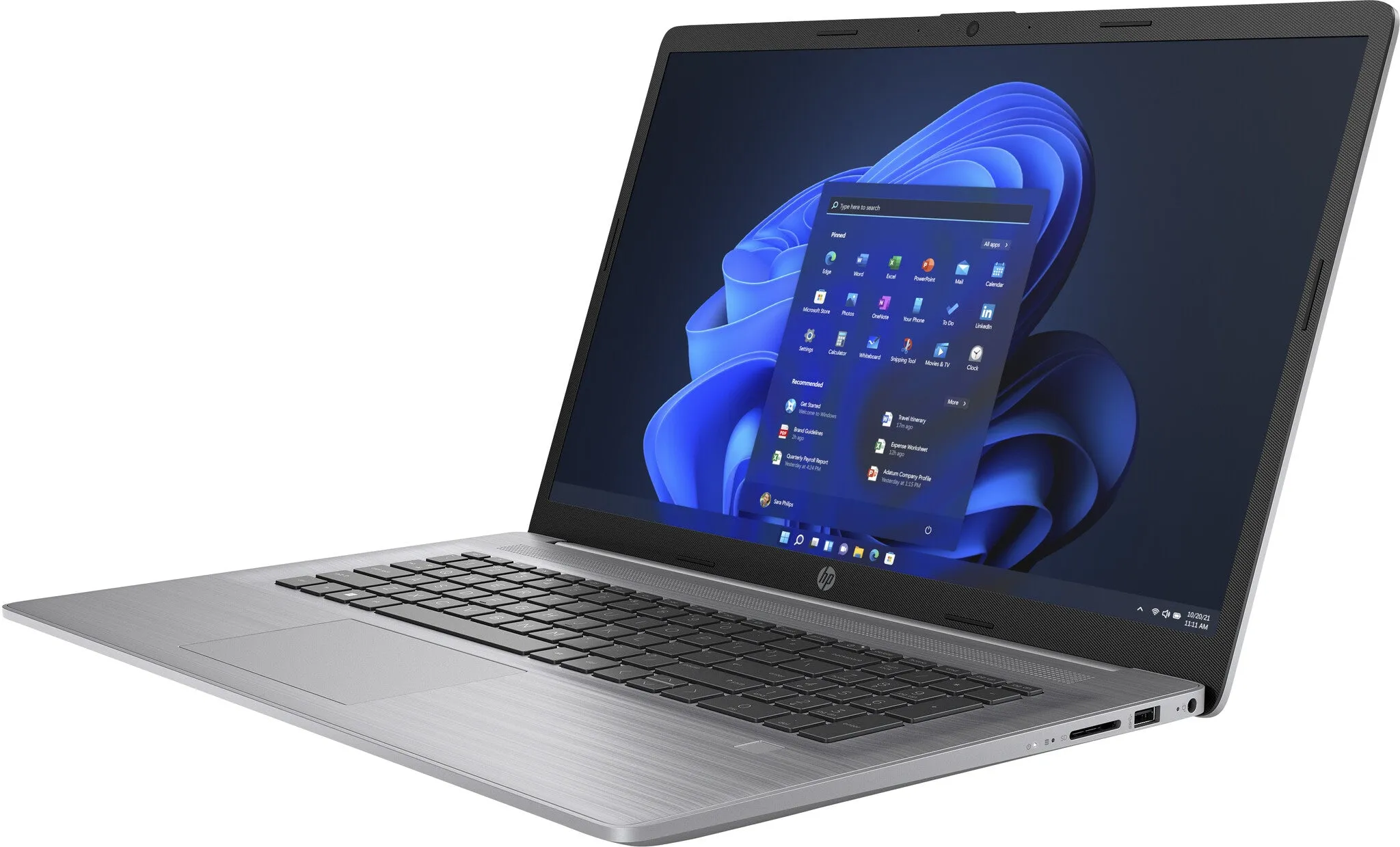 HP 470 G9 17.3" Laptop - Intel Core i5-1235U, 16GB RAM, 512GB SSD, Full HD, Windows 11 Pro, Silver