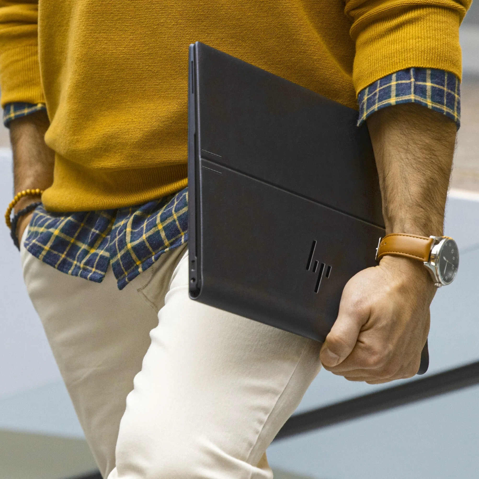 HP Elite Folio 13.5" 2-in-1 Laptop - Qualcomm Snapdragon 8CX, 16GB RAM, 512GB SSD, Touchscreen, Windows 10 Pro, Black