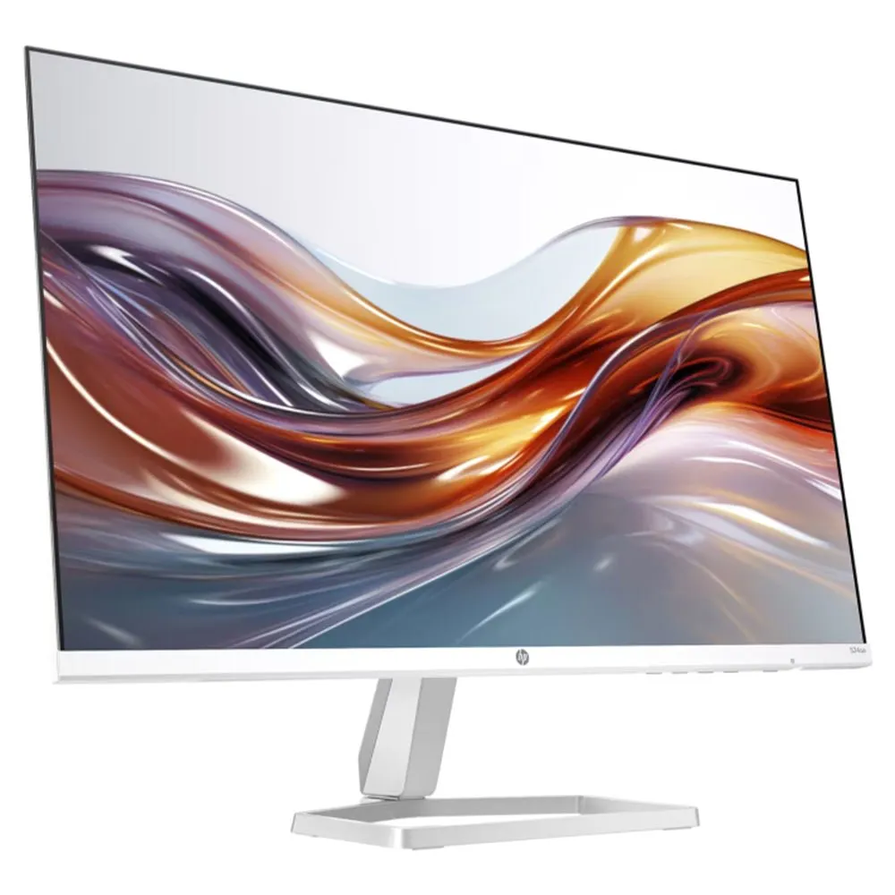 HP Series 5 27" FHD Monitor with Speakers - White | 94F48AA#ABU