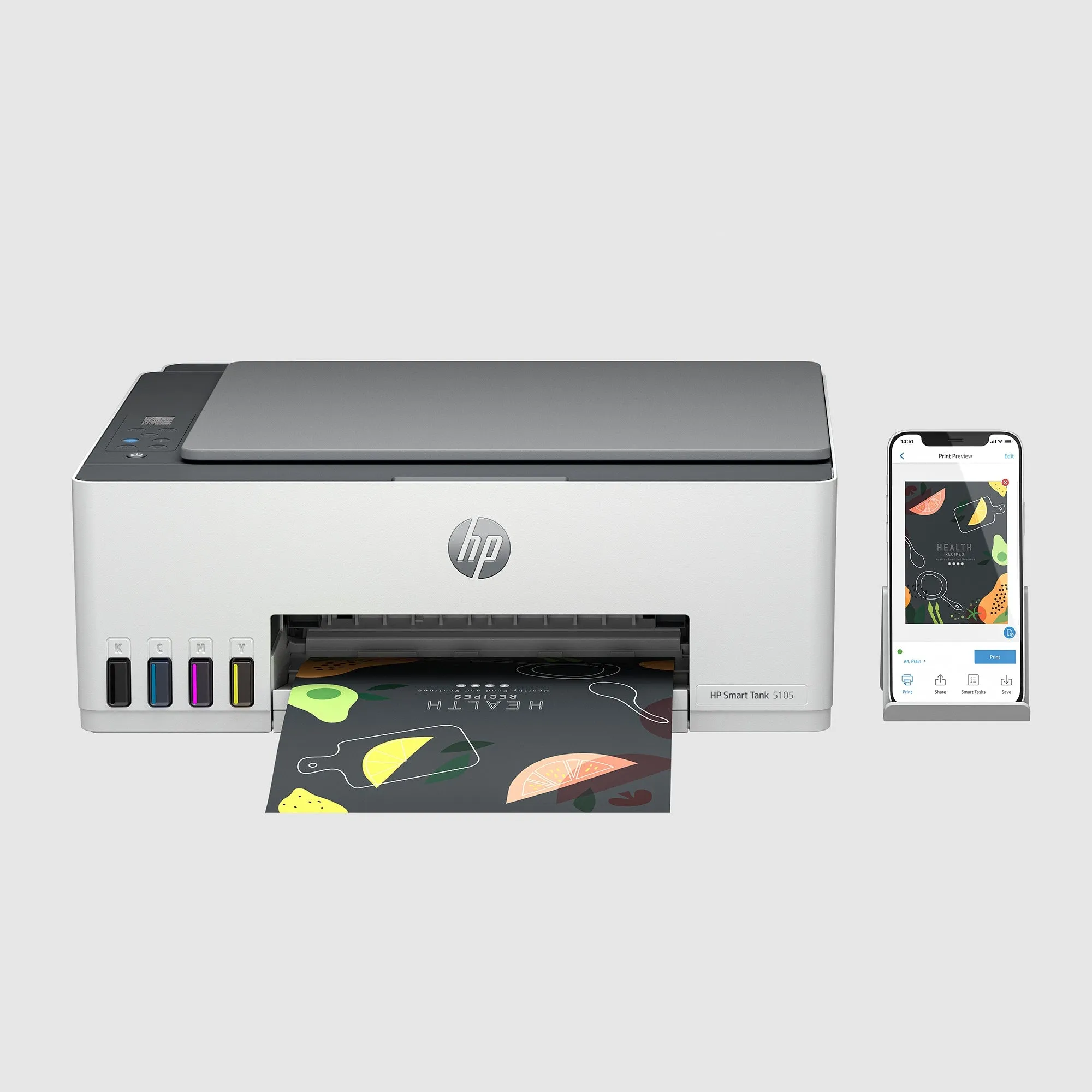 HP Smart Tank 5105 All-in-One Printer | 1F3Y3A#BHC