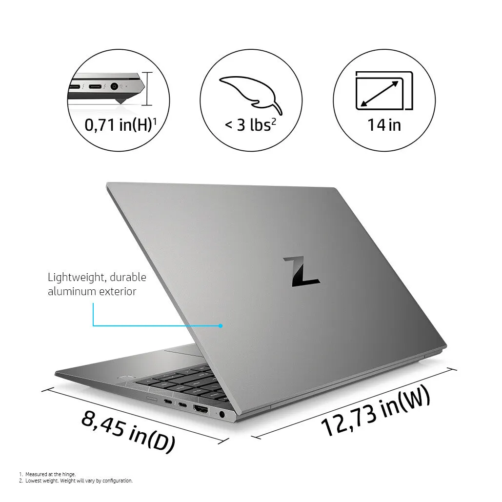 HP ZBook Firefly 14 G8 14" Mobile Thin Client - Intel Core i7-1165G7, 16GB RAM, 1TB SSD, Full HD, Windows 10 Pro, Grey