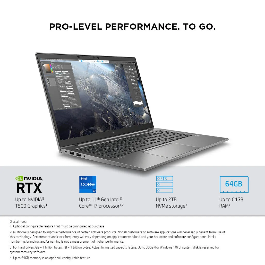 HP ZBook Firefly 14 G8 14" Mobile Thin Client - Intel Core i7-1165G7, 16GB RAM, 1TB SSD, Full HD, Windows 10 Pro, Grey