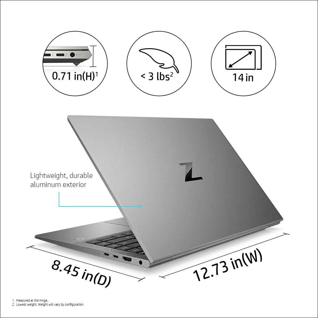 HP ZBook Firefly 14 G8 14" Mobile Thin Client - Intel Core i7-1165G7, 16GB RAM, 1TB SSD, Full HD, Windows 10 Pro, Grey