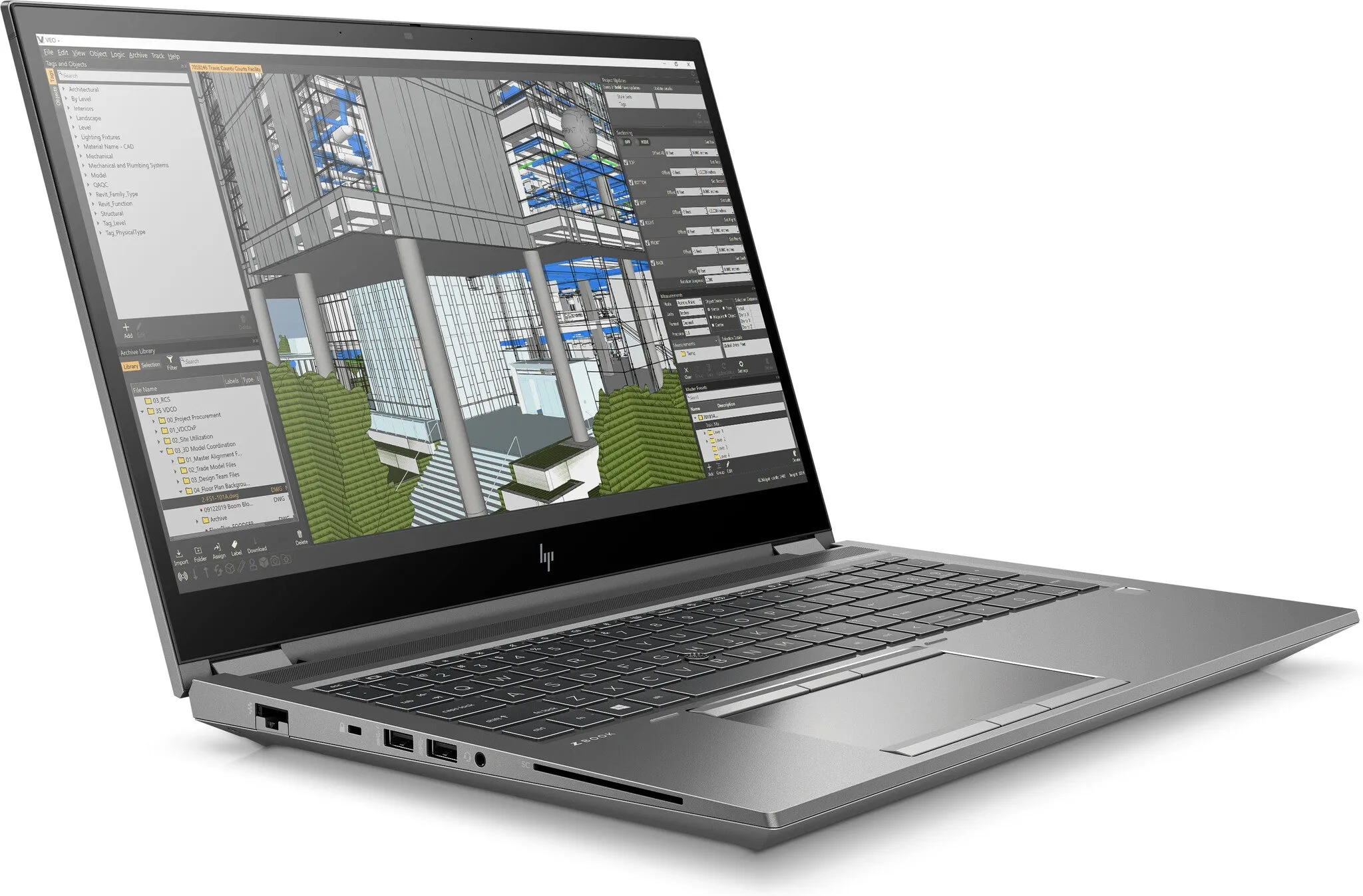 HP ZBook Fury 15.6 G8 Mobile Thin Client - Intel Core i7-11800H, 16GB RAM, 512GB SSD, Full HD, Windows 10 Pro, Grey