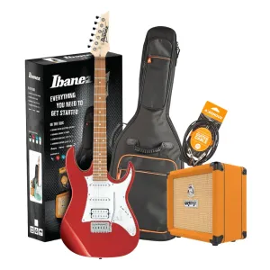 Ibanez RX40CA Guitar Pack w/ Crush & Accessories - Candy Apple Red