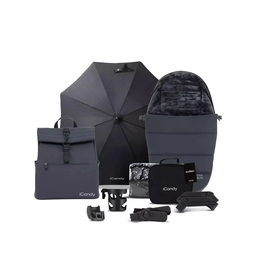 iCandy Peach 7 All Terrain Storm Pushchair Complete Bundle