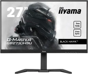 iiyama Black Hawk G-MASTER GB2730HSU-B5 27" Full HD Gaming Monitor - 75Hz, 1ms, TN, AMD FreeSync, Height Adjustable, Speakers, Black