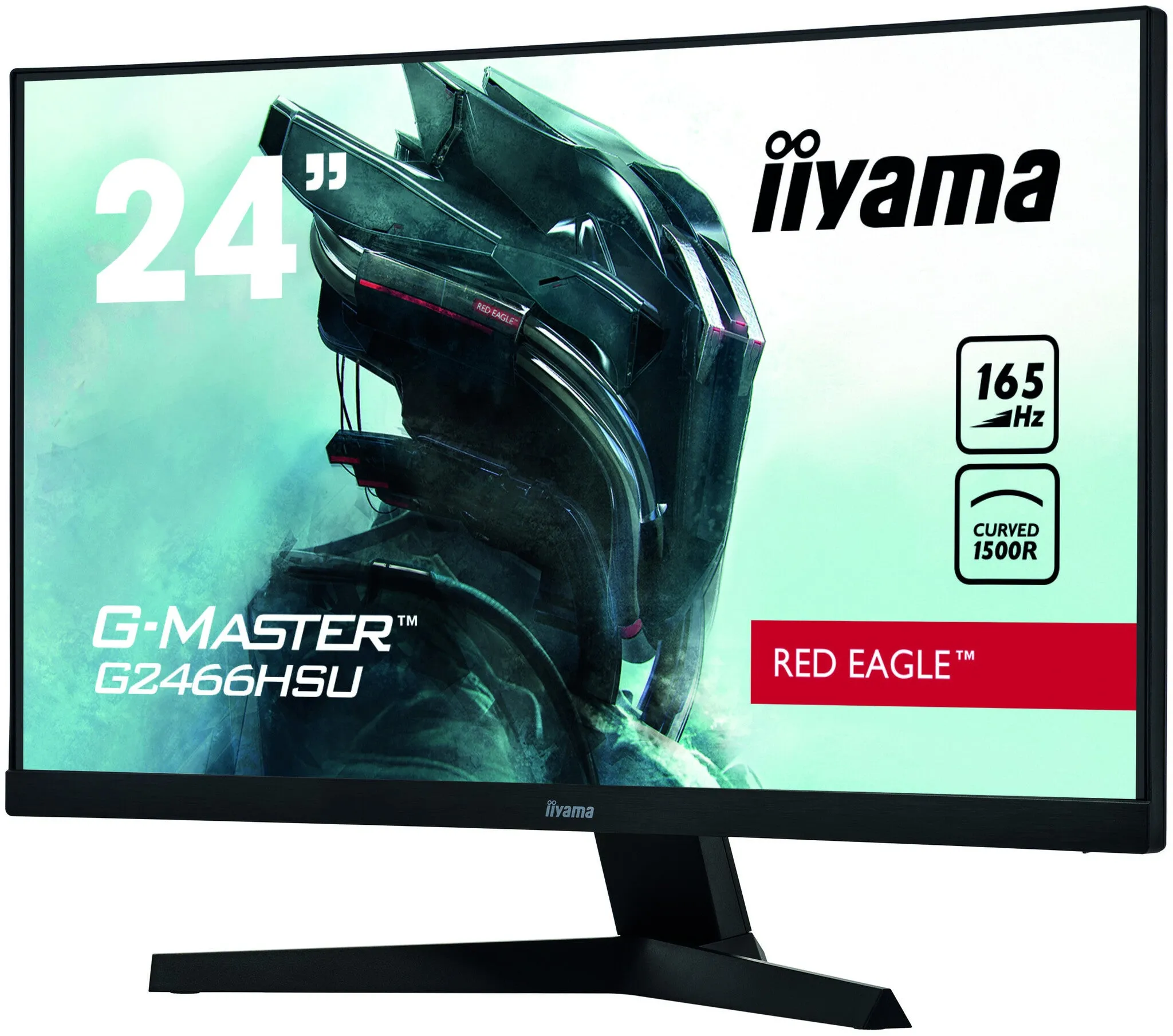 iiyama G-MASTER G2466HSU-B1 23.6" Full HD Curved Gaming Monitor - 165Hz, 1ms, VA, AMD FreeSync, Speakers, Black