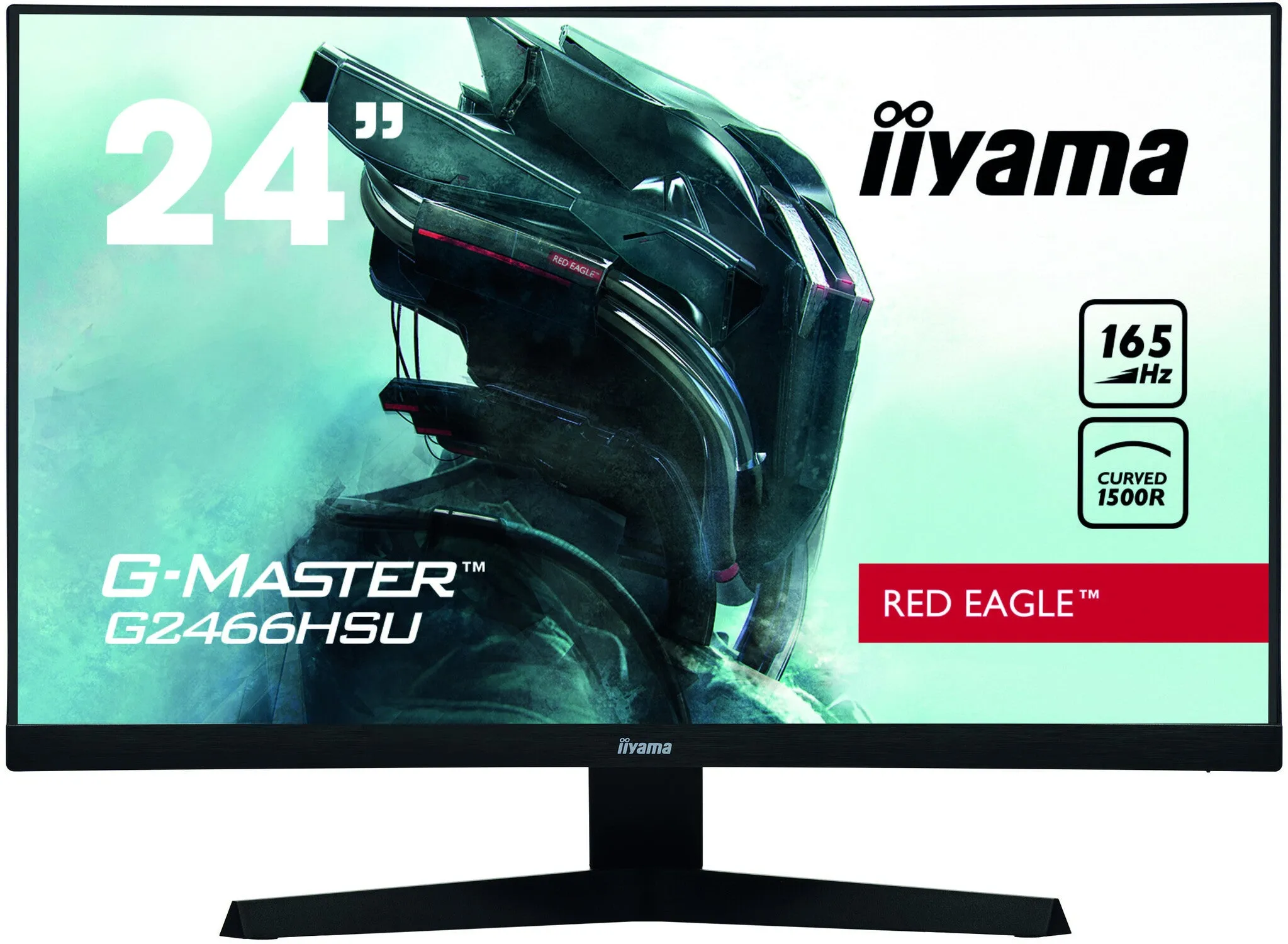 iiyama G-MASTER G2466HSU-B1 23.6" Full HD Curved Gaming Monitor - 165Hz, 1ms, VA, AMD FreeSync, Speakers, Black