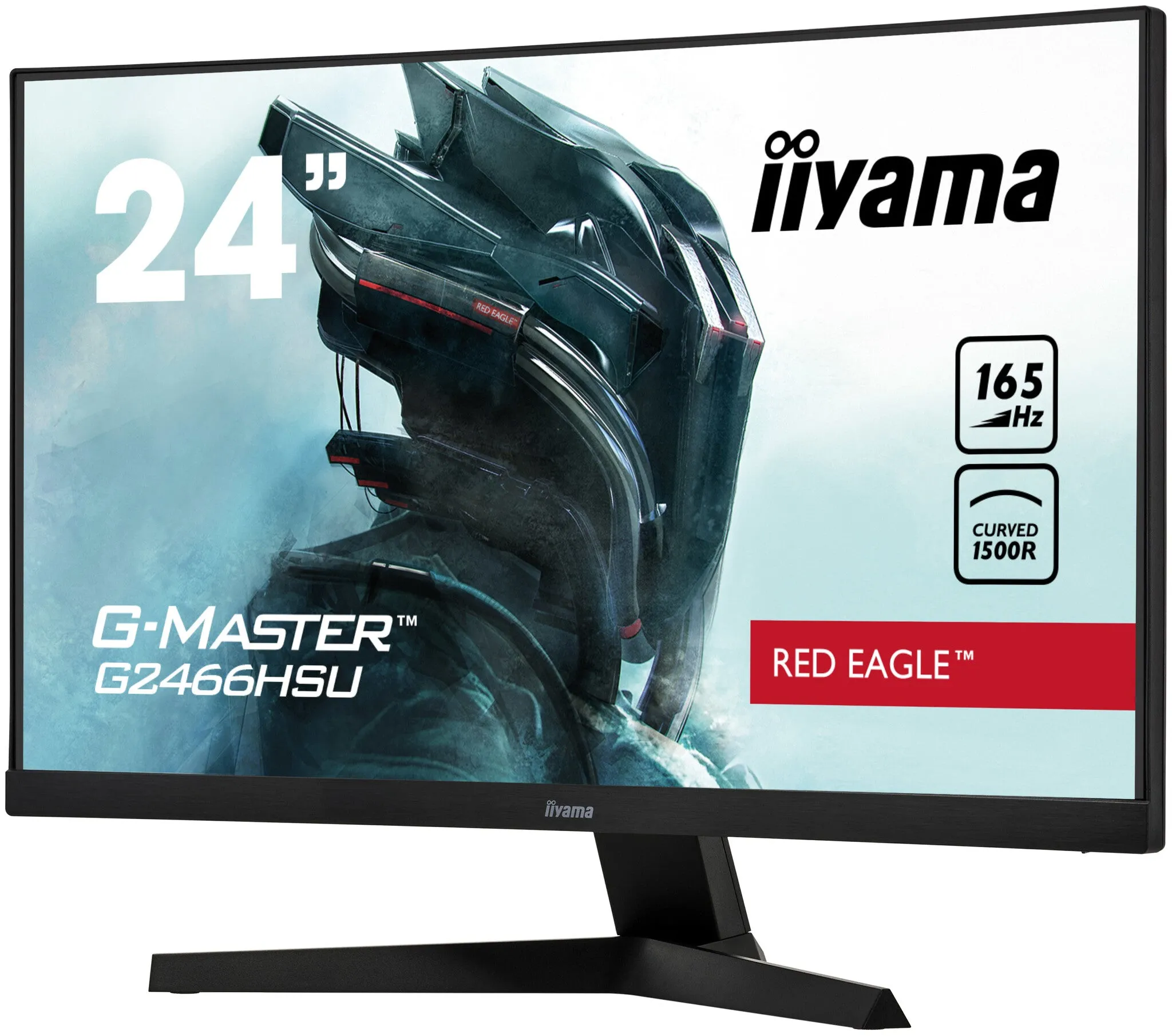 iiyama G-MASTER G2466HSU-B1 23.6" Full HD Curved Gaming Monitor - 165Hz, 1ms, VA, AMD FreeSync, Speakers, Black