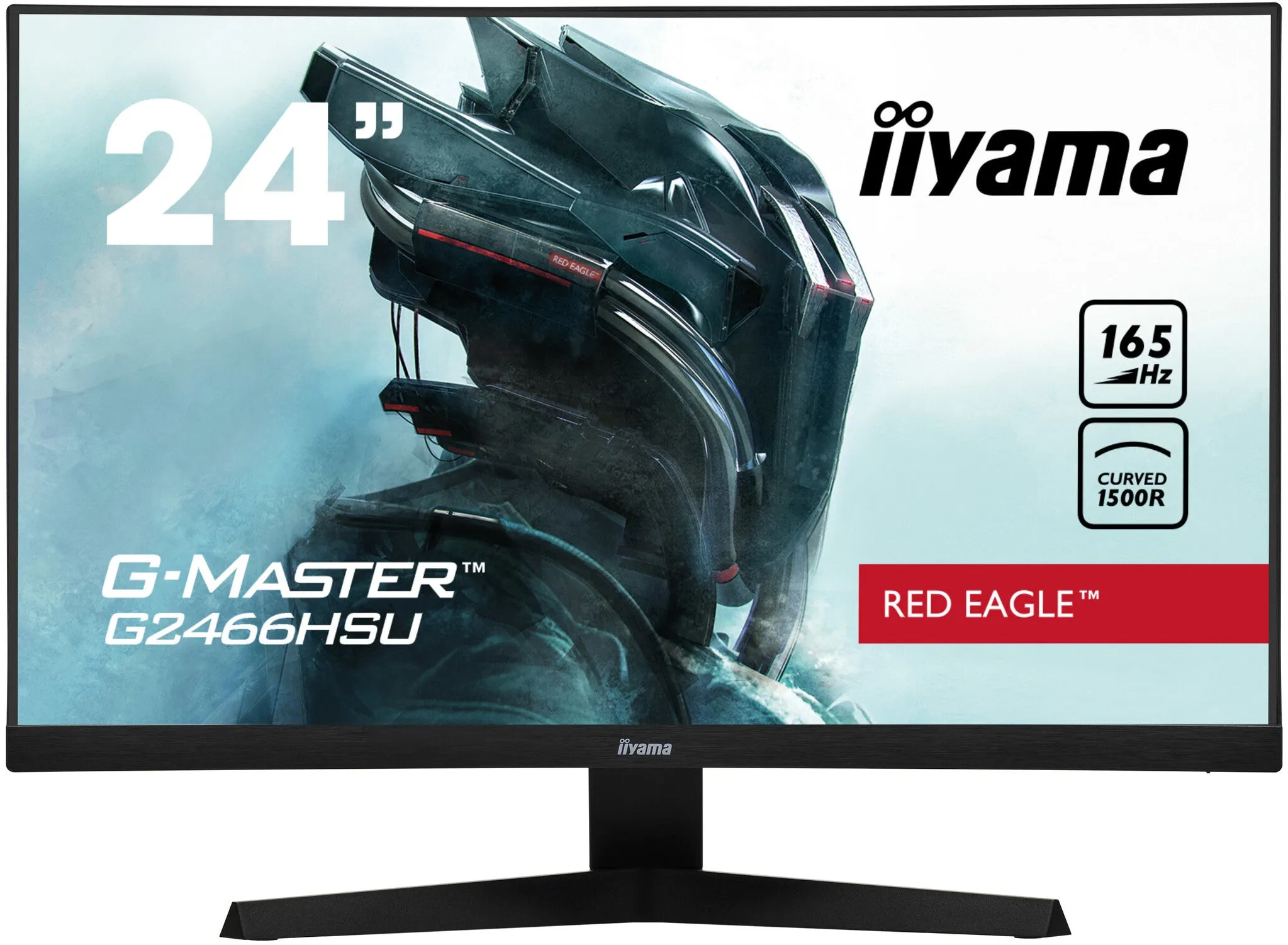 iiyama G-MASTER G2466HSU-B1 23.6" Full HD Curved Gaming Monitor - 165Hz, 1ms, VA, AMD FreeSync, Speakers, Black