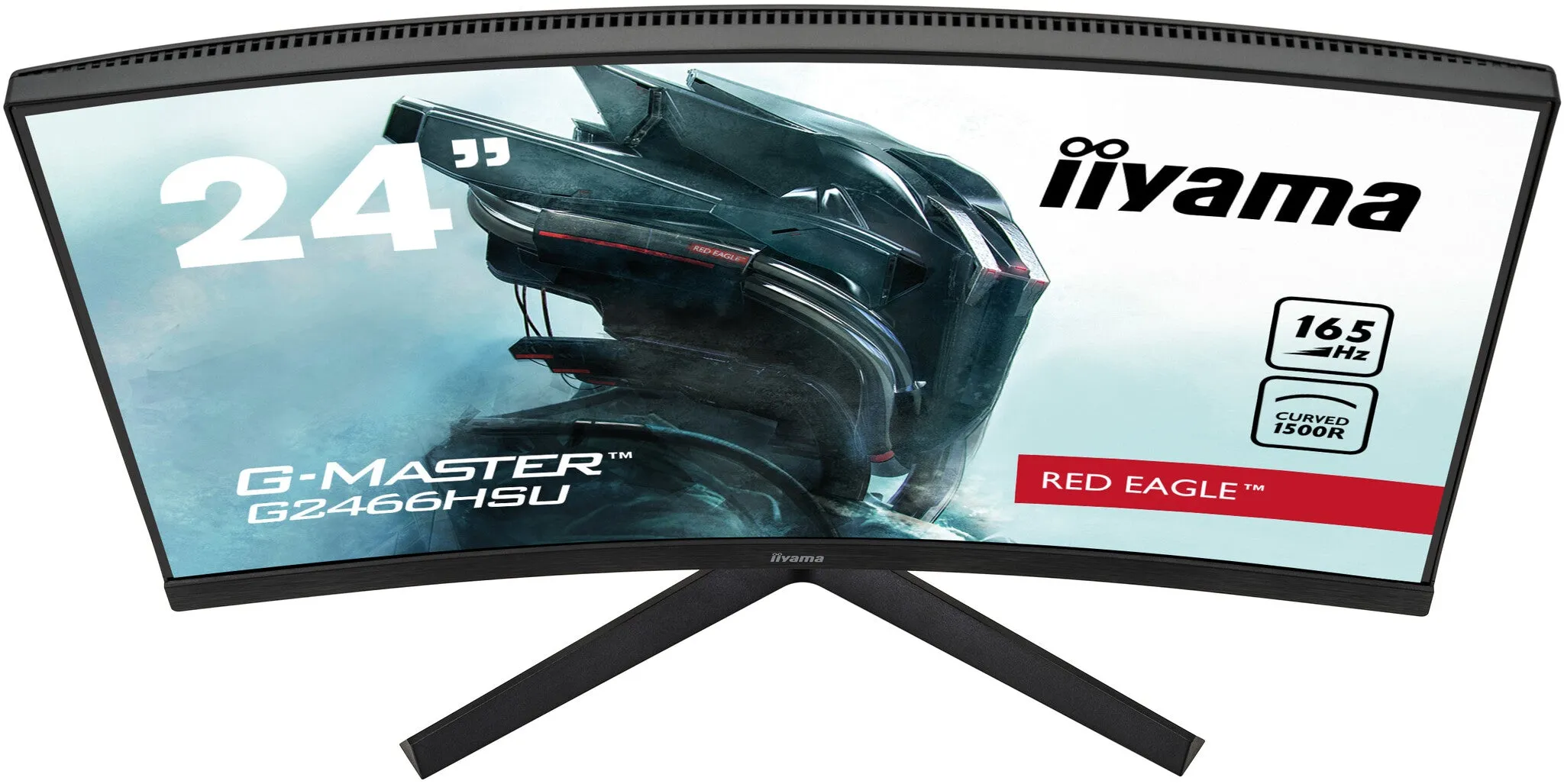 iiyama G-MASTER G2466HSU-B1 23.6" Full HD Curved Gaming Monitor - 165Hz, 1ms, VA, AMD FreeSync, Speakers, Black