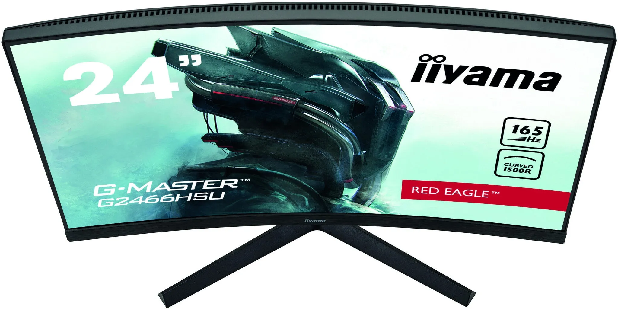 iiyama G-MASTER G2466HSU-B1 23.6" Full HD Curved Gaming Monitor - 165Hz, 1ms, VA, AMD FreeSync, Speakers, Black