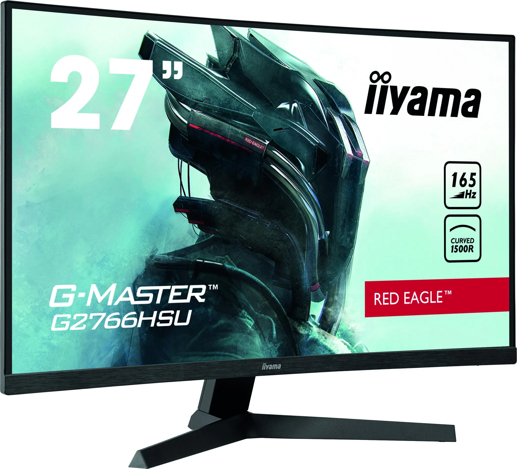 iiyama G-MASTER G2766HSU-B1 27" Full HD Curved Gaming Monitor - 165Hz, 1ms, VA, AMD FreeSync Premium, Speakers, Black