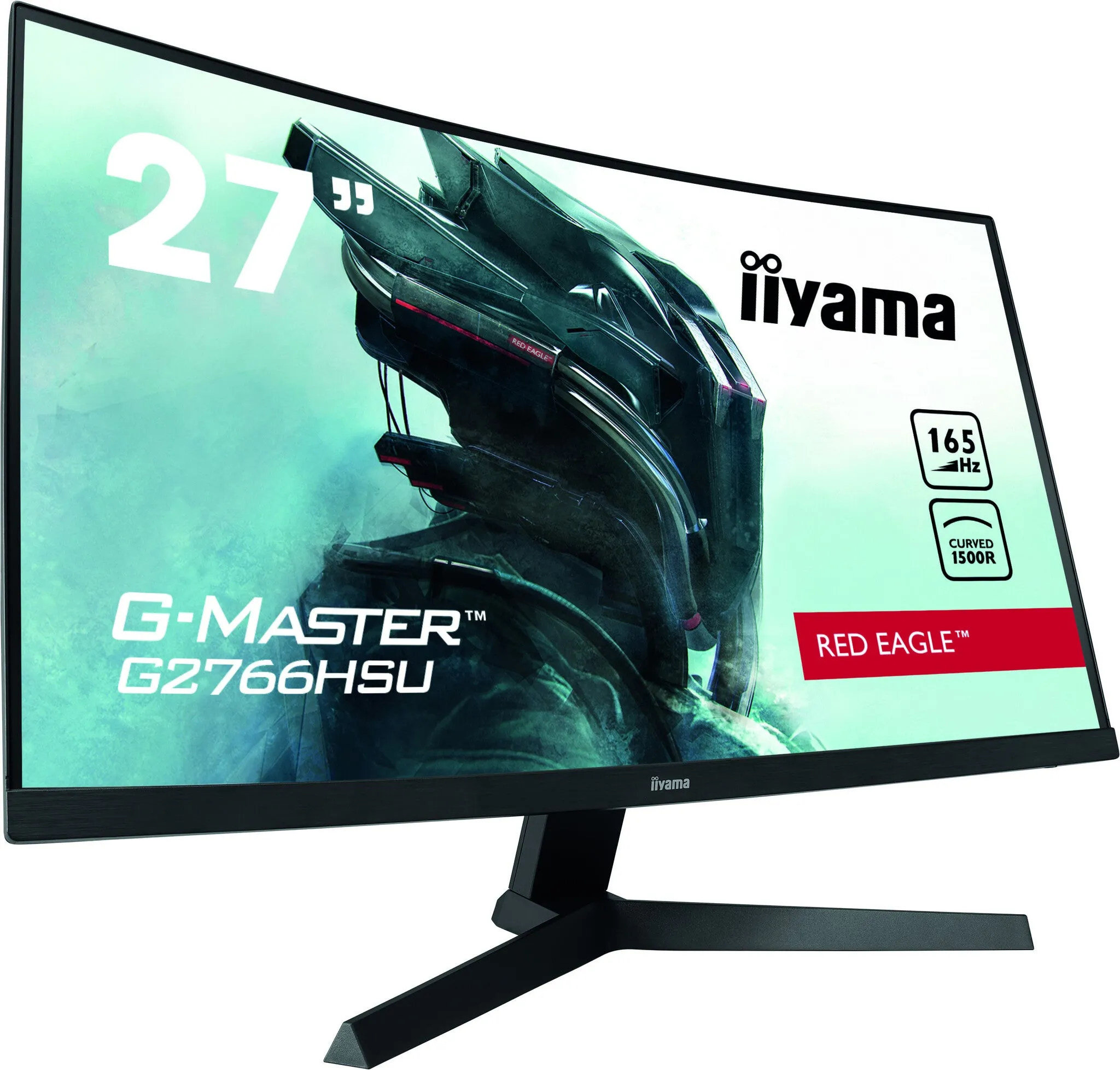 iiyama G-MASTER G2766HSU-B1 27" Full HD Curved Gaming Monitor - 165Hz, 1ms, VA, AMD FreeSync Premium, Speakers, Black