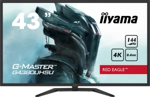 iiyama G-MASTER G4380UHSU-B1 42.5" 4K Ultra HD Gaming Monitor - 144Hz, 0.4ms, VA, AMD FreeSync Premium, Speakers, Black