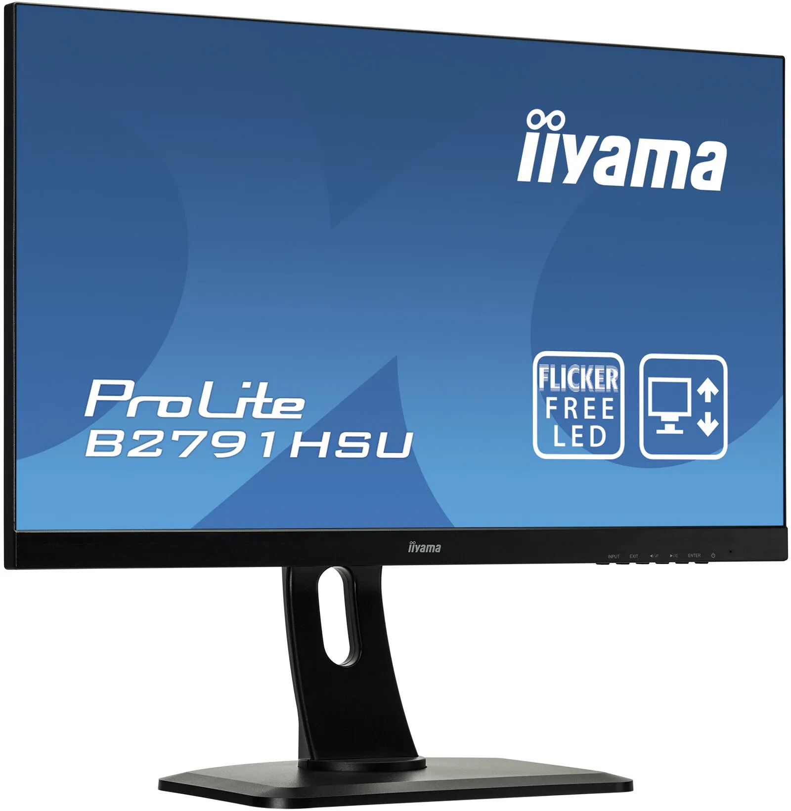 iiyama ProLite B2791HSU-B1 27" Full HD Gaming Monitor - 1ms, TN, AMD FreeSync, Height Adjustable, Speakers, Black