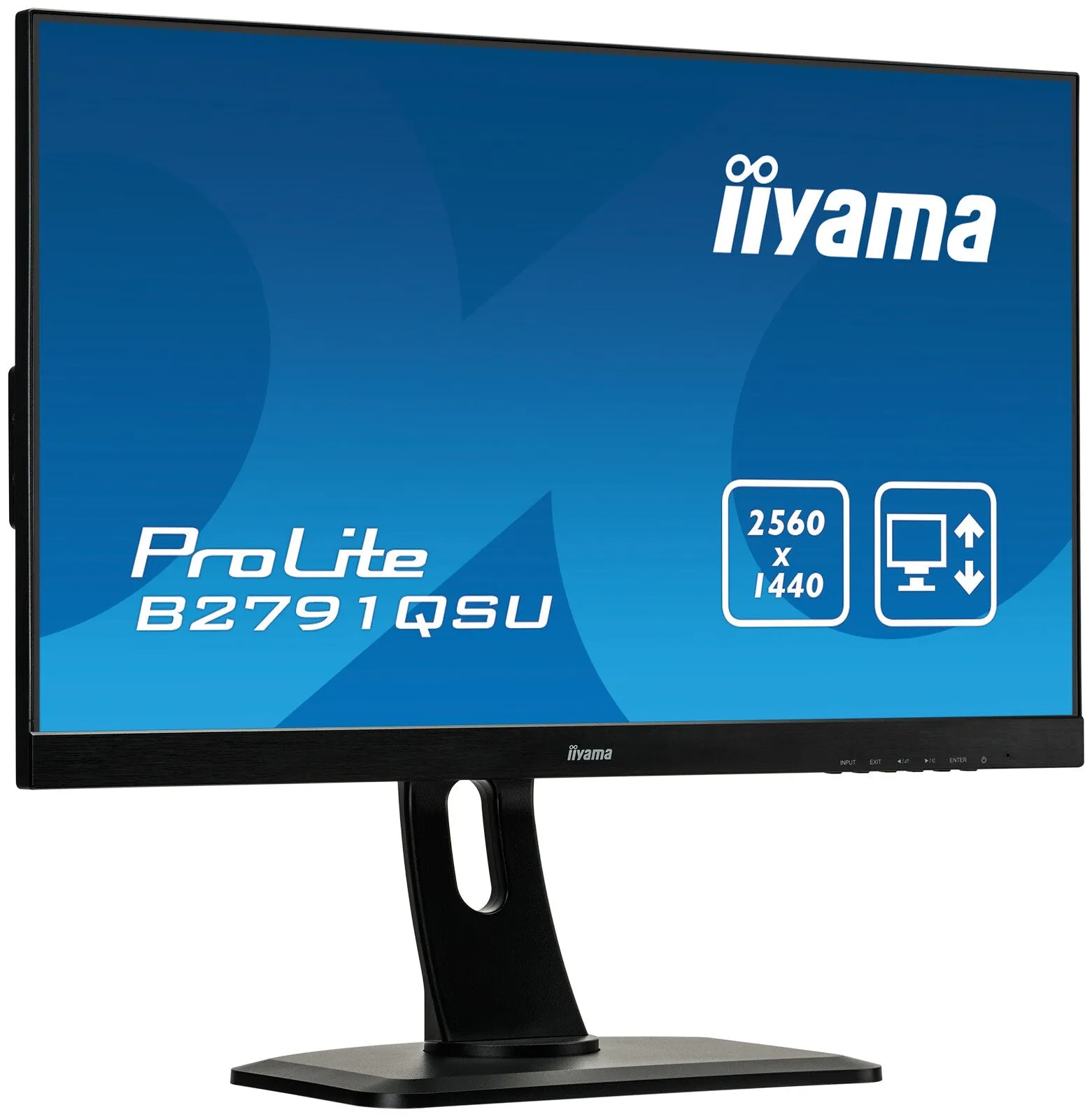 iiyama ProLite B2791QSU-B1 27" Quad HD Monitor - 75Hz, 1ms, TN, Speakers, Black