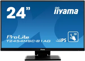 iiyama ProLite T2454MSC-B1AG 23.8" Full HD Monitor - 4ms, IPS, Height Adjustable, Speakers, Black
