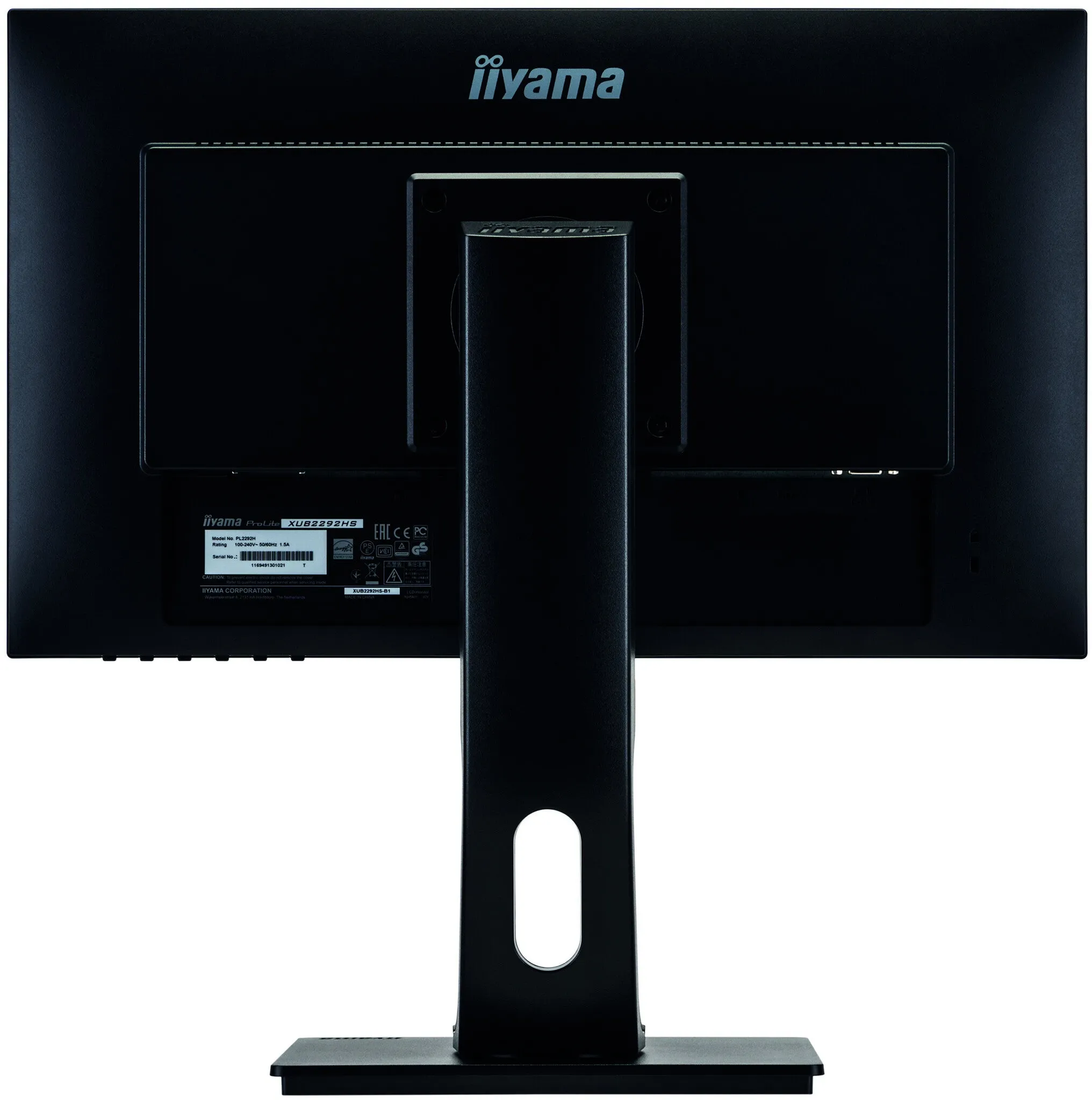 iiyama ProLite XUB2292HS-B1 21.5" Full HD Monitor - 75Hz, 4ms, IPS, Height Adjustable, Speakers, Black
