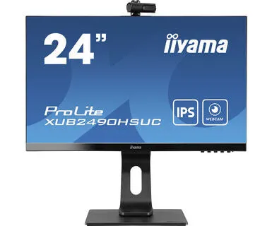 iiyama ProLite XUB2490HSUC-B1 23.8" Full HD Monitor - 4ms, IPS, Height Adjustable, Speakers, Black