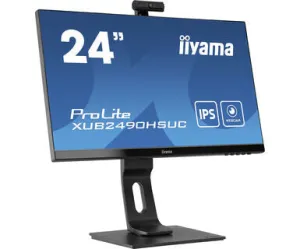 iiyama ProLite XUB2490HSUC-B1 23.8" Full HD Monitor - 4ms, IPS, Height Adjustable, Speakers, Black