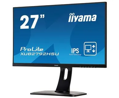 iiyama ProLite XUB2792HSU-B1 27" Full HD Monitor - 75Hz, 4ms, IPS, Height Adjustable, Speakers, Black
