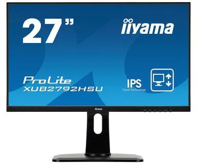 iiyama ProLite XUB2792HSU-B1 27" Full HD Monitor - 75Hz, 4ms, IPS, Height Adjustable, Speakers, Black