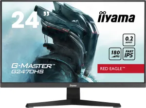 iiyama Red Eagle G-MASTER G2470HS-B1 23.8" Full HD Gaming Monitor - 180Hz, 0.2ms, Fast IPS, Adaptive Sync, Speakers, Black