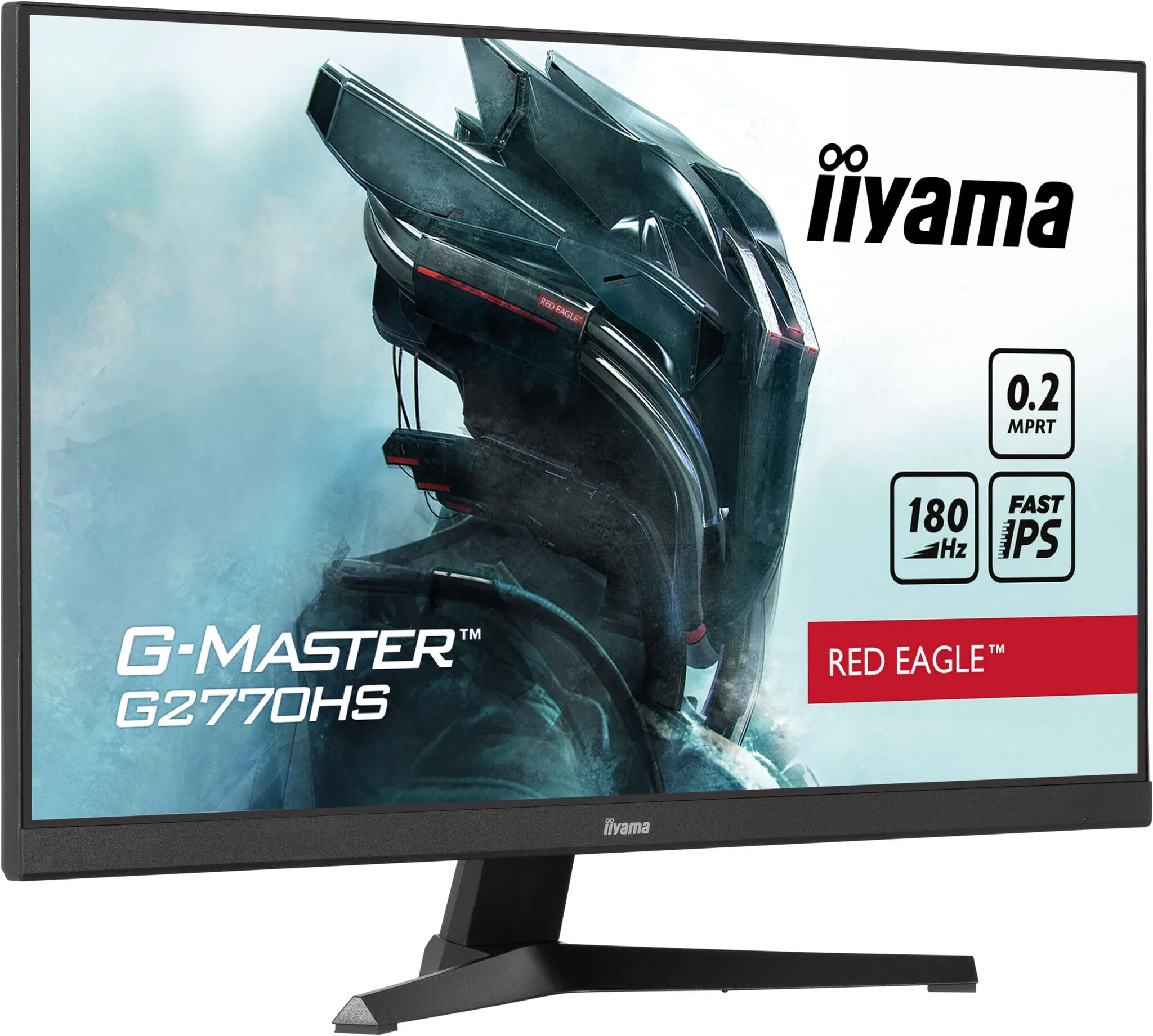 iiyama Red Eagle G-MASTER G2770HS-B1 27" Full HD Gaming Monitor - 180Hz, 0.2ms, Fast IPS, Adaptive Sync, Speakers, Black