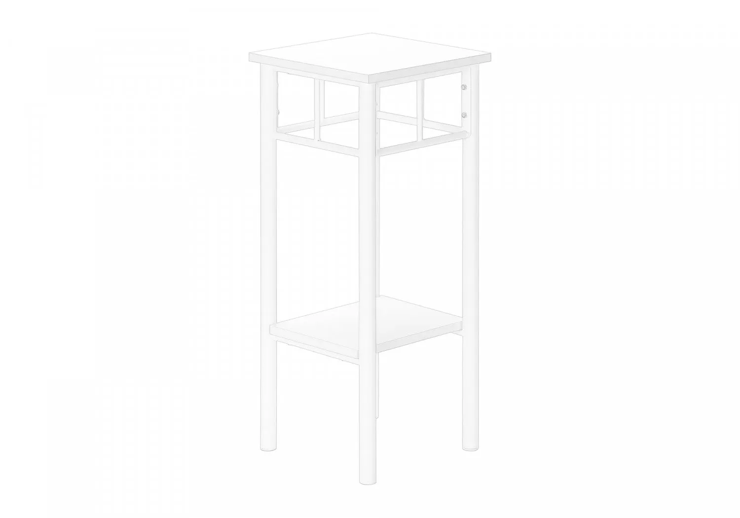 Ilka Side Table - White