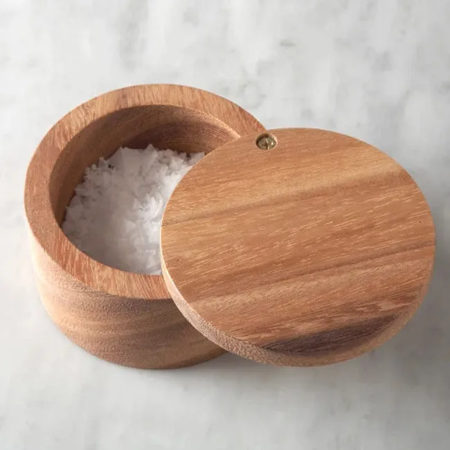 Ironwood | Acacia Salt Cellar - Brown