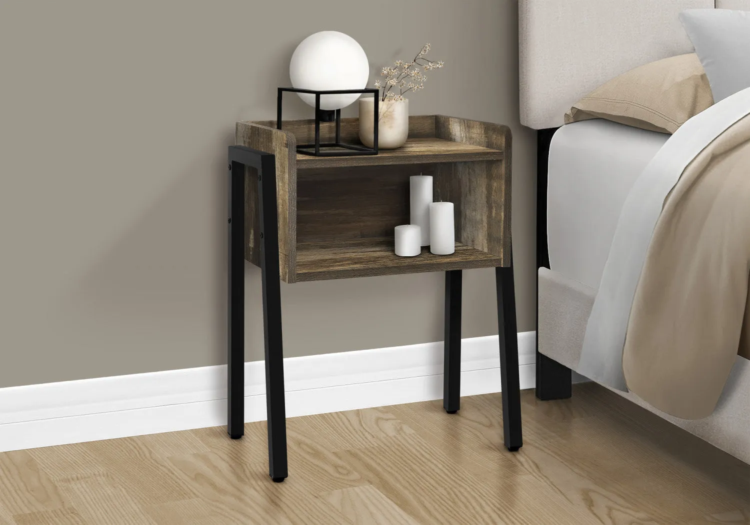 Jora Side Table - Brown
